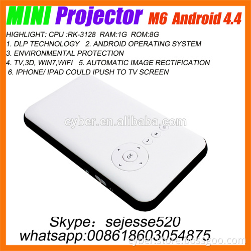 M6 mini projector android wireless mini portable laptop projector m6 android wirleless projector for android tv box